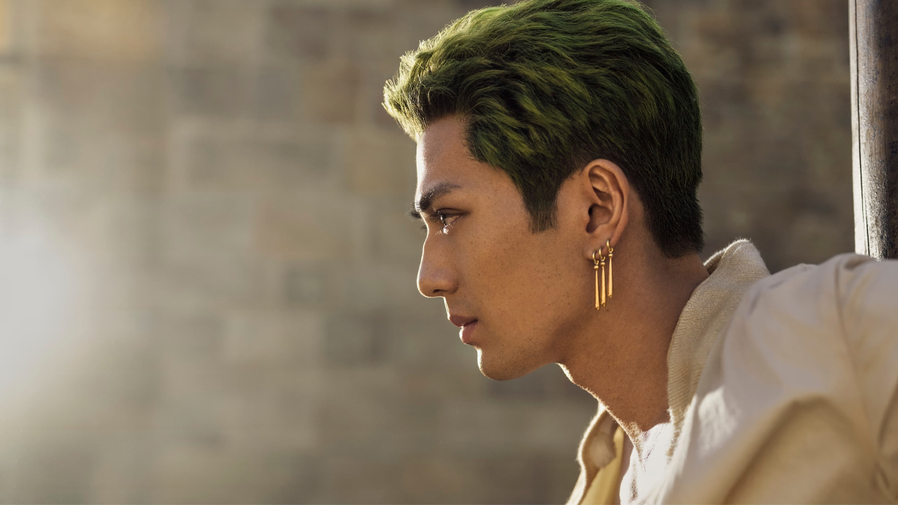 Mackenyu como Zoro em One Piece