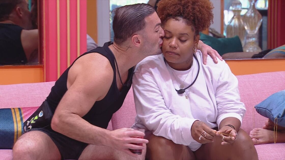 Camilla se emociona no BBB 25 e recebe apoio de Diego Hypolito