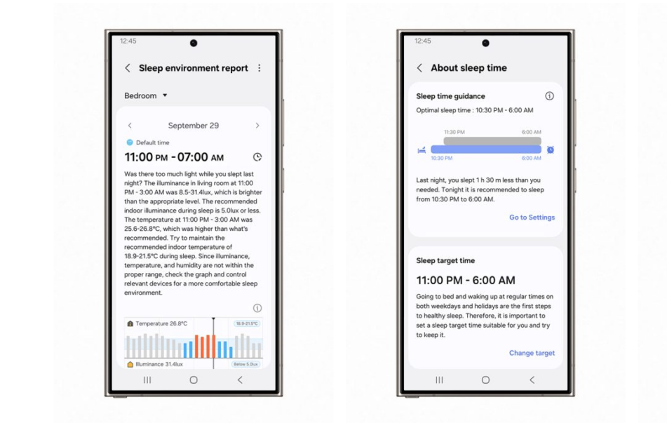Samsung introduz novos recursos de monitoramento do sono com SmartThings