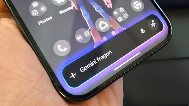 Novo visual vibrante do app Gemini para Android surpreende usuários